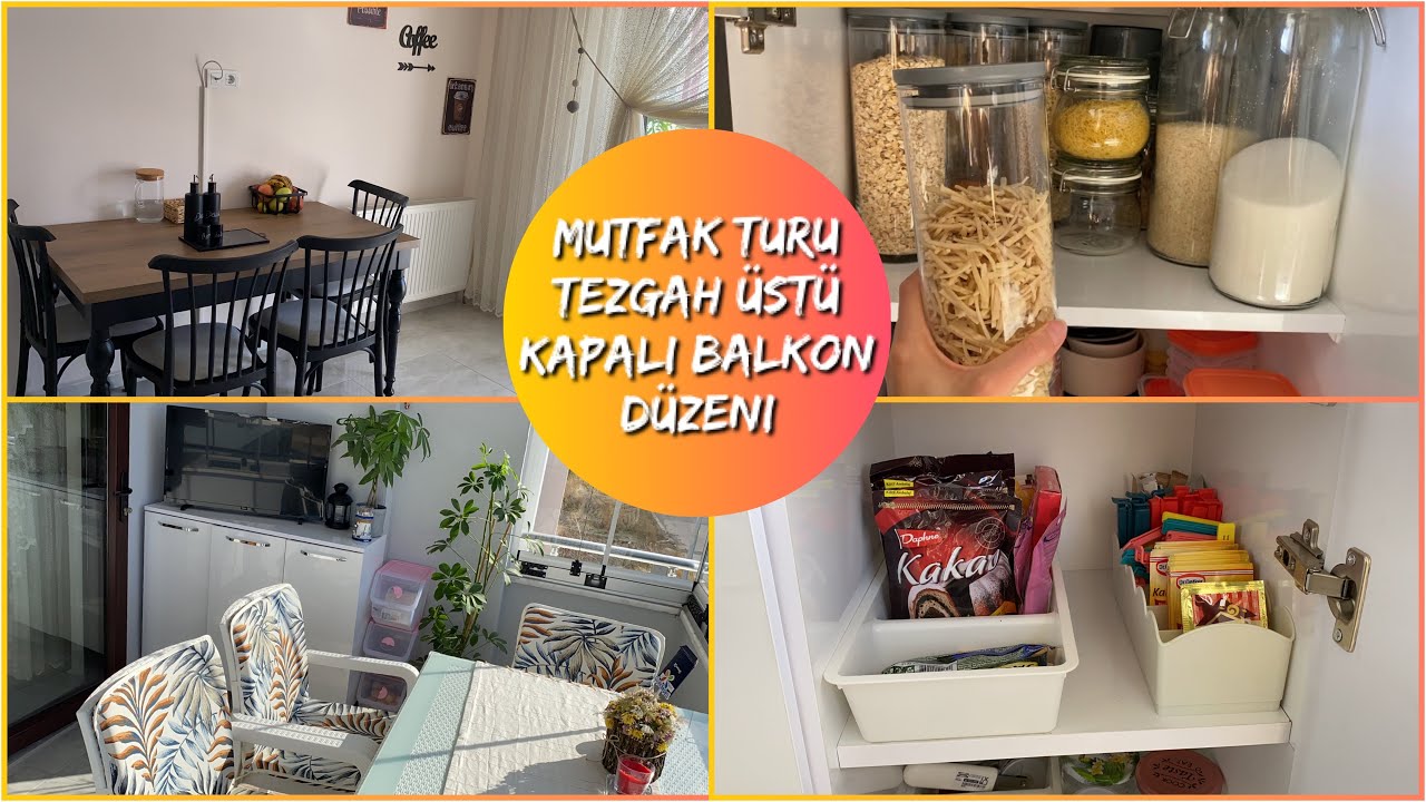 MUTFAK TURU 2 | TEZGAH ÜSTÜ | DOLAP İÇİ VE KAPALI BALKON DÜZENİM | DÜZENLEYİCİLERİM