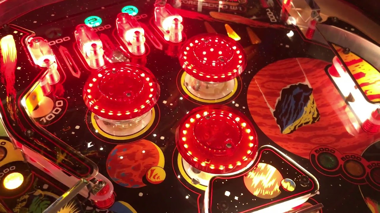 Williams Blackout pinball after Hardtop install