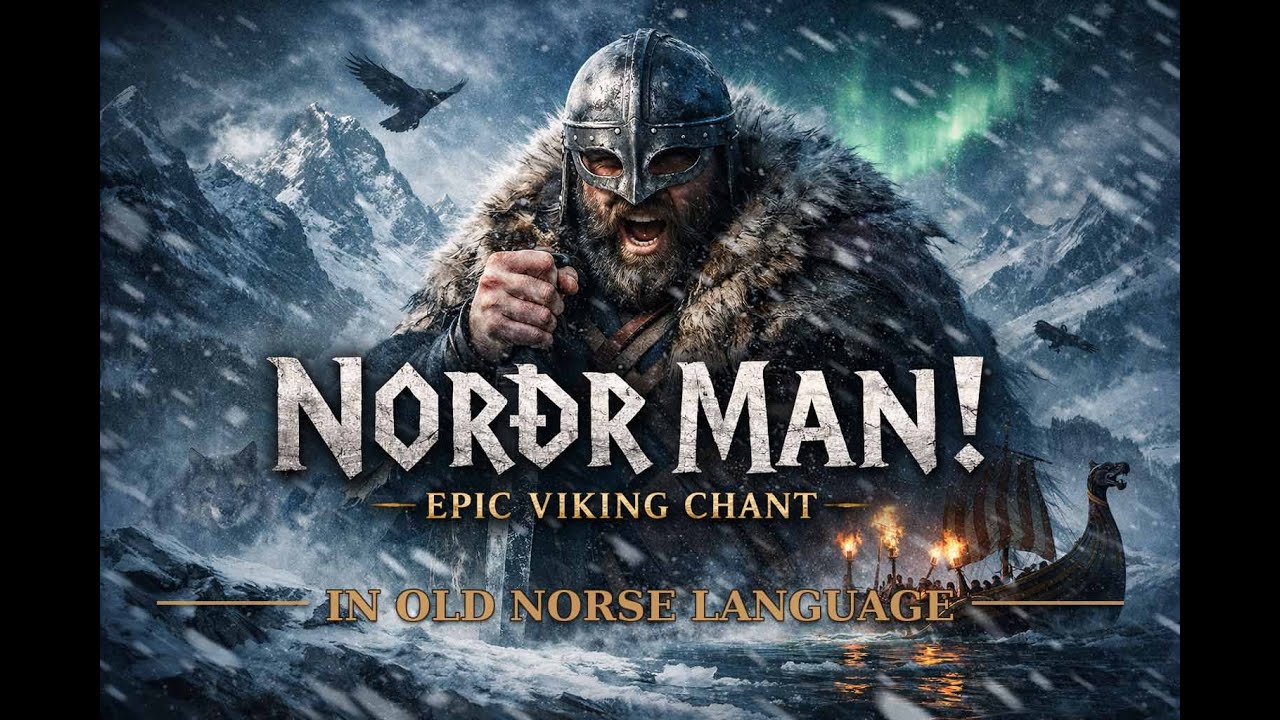 EPIC VIKING CHANT IN OLD NORSE LANGUAGE - NORÐRǪND