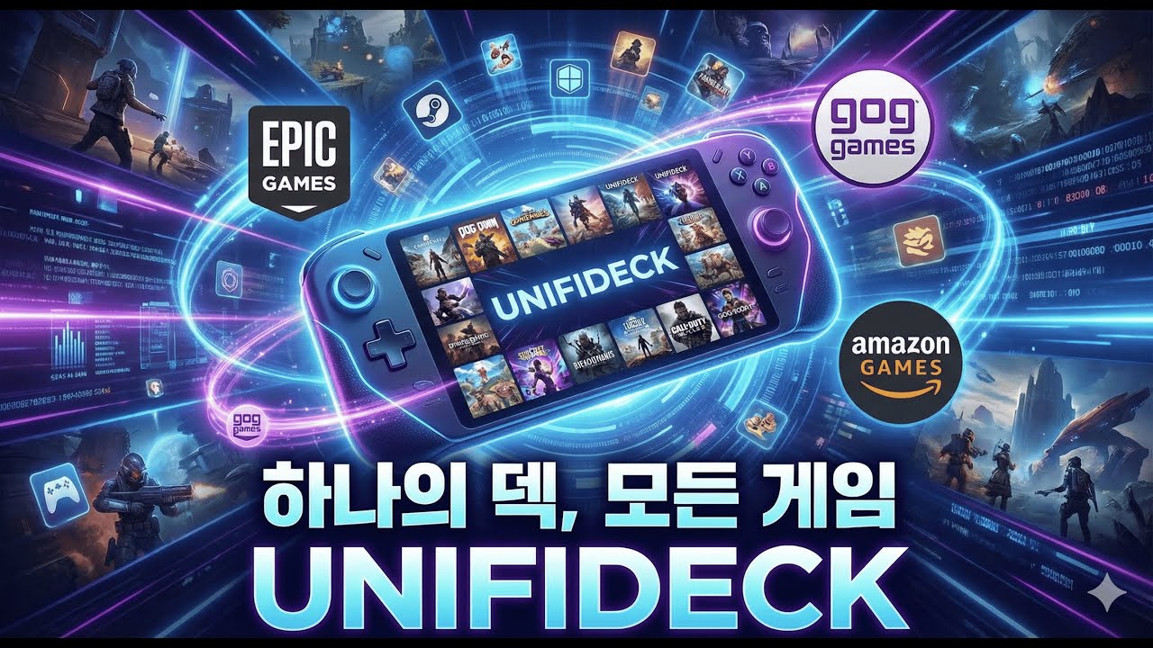 스팀덱 라이브러리 통합 플러그인 Unifideck (JunkStore 상위호환)