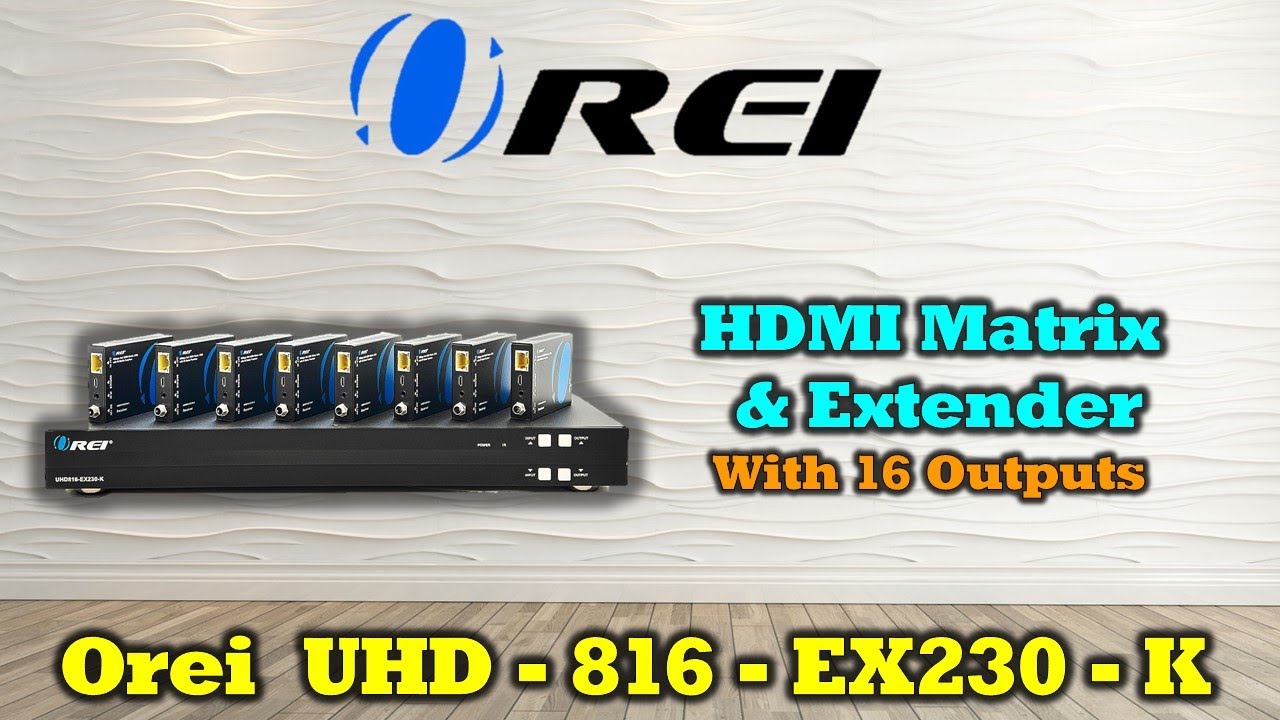 4K 8x8 HDMI Matrix Distirbution Extender over LAN