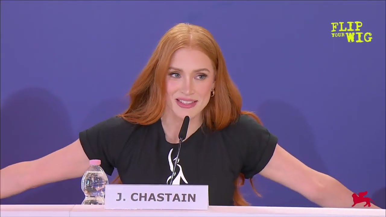 Jessica Chastain speaks out at Venice Film Festival!