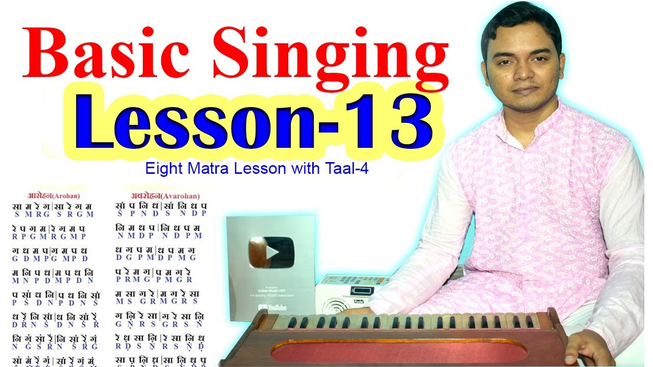 Learn Palta/Alankar Basic Singing Lesson-13 | (S M R G | S R G M) Eight Matra Lesson with Taal-4