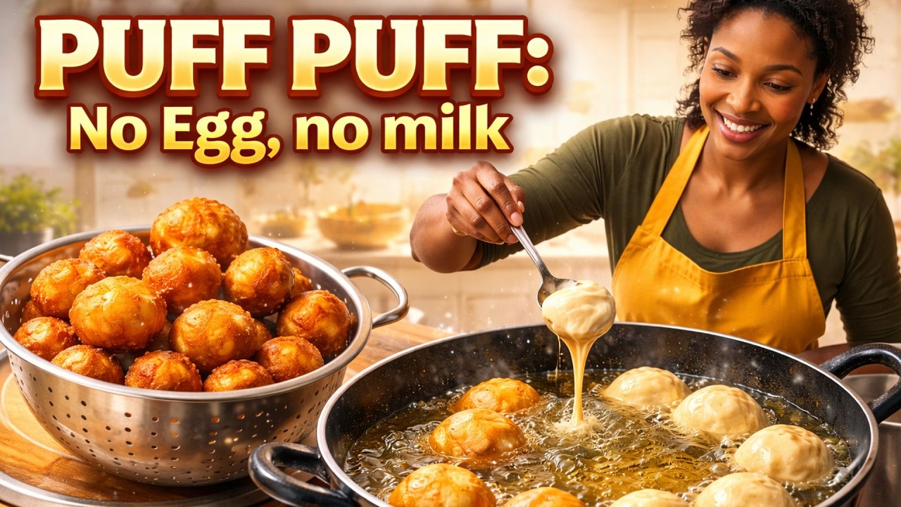 Puff-Puff Recipe Without Milk 🥛 and Egg 🥚 | Easy Nigerian Puff Puff