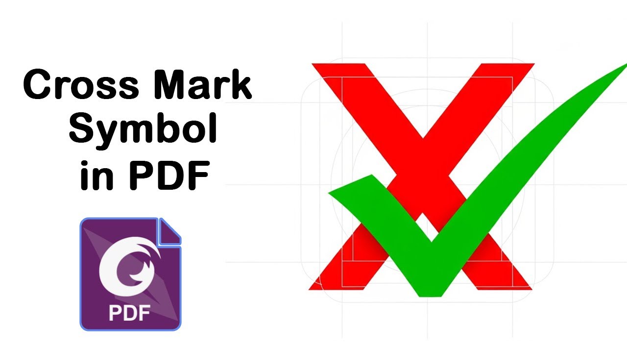 Как использовать символ крестика для быстрой проверки PDF-файлов с помощью редактора Foxit PDF Ed...