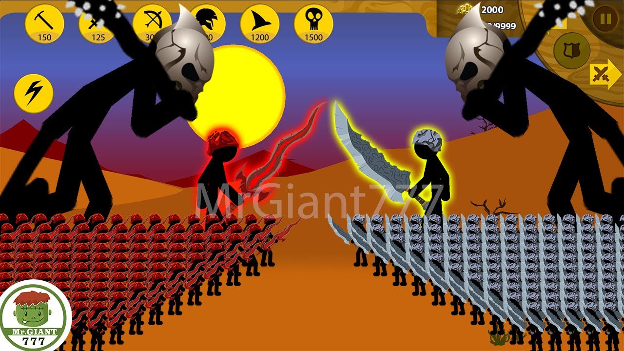 x9999 XENOPHON, FINAL BOSS GIANT VS BARON, BLOODBLADES ALL UNITS | Stick War Legacy Mod | MrGiant777