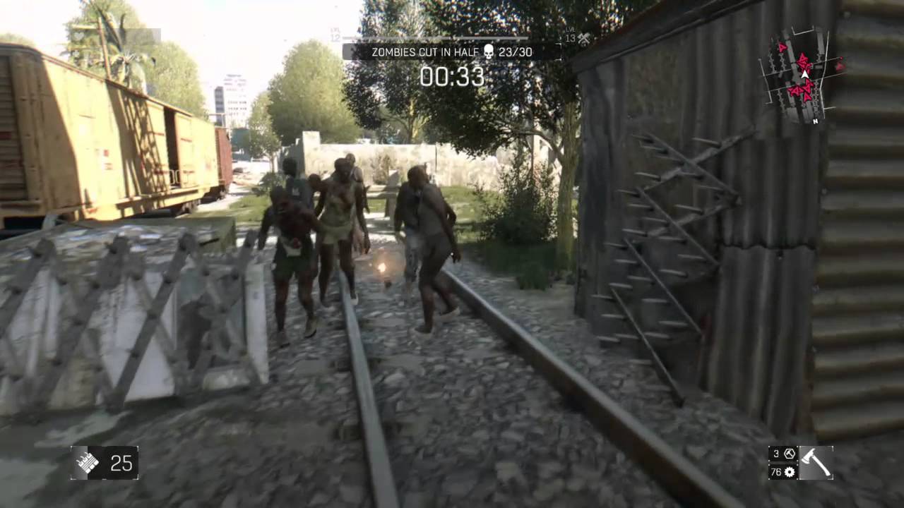 Dying Light - Psycho (Cut In Half Challenge + Jeff Duel)