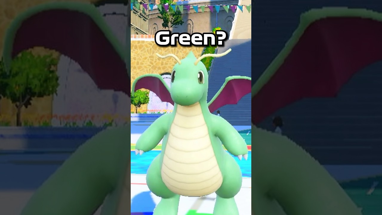 Shiny Dragonite is Green? 😮😳