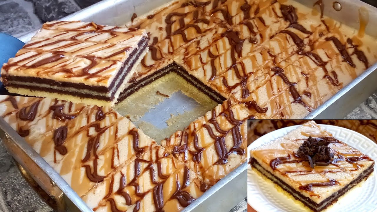 الكيكة المدهشة والاقتصادية😋اللتي أعجبت كل عائلتي وطلبوا مقاديرها👌فاجئي بها ضيوفك سهلة والمذاق رووعة😍