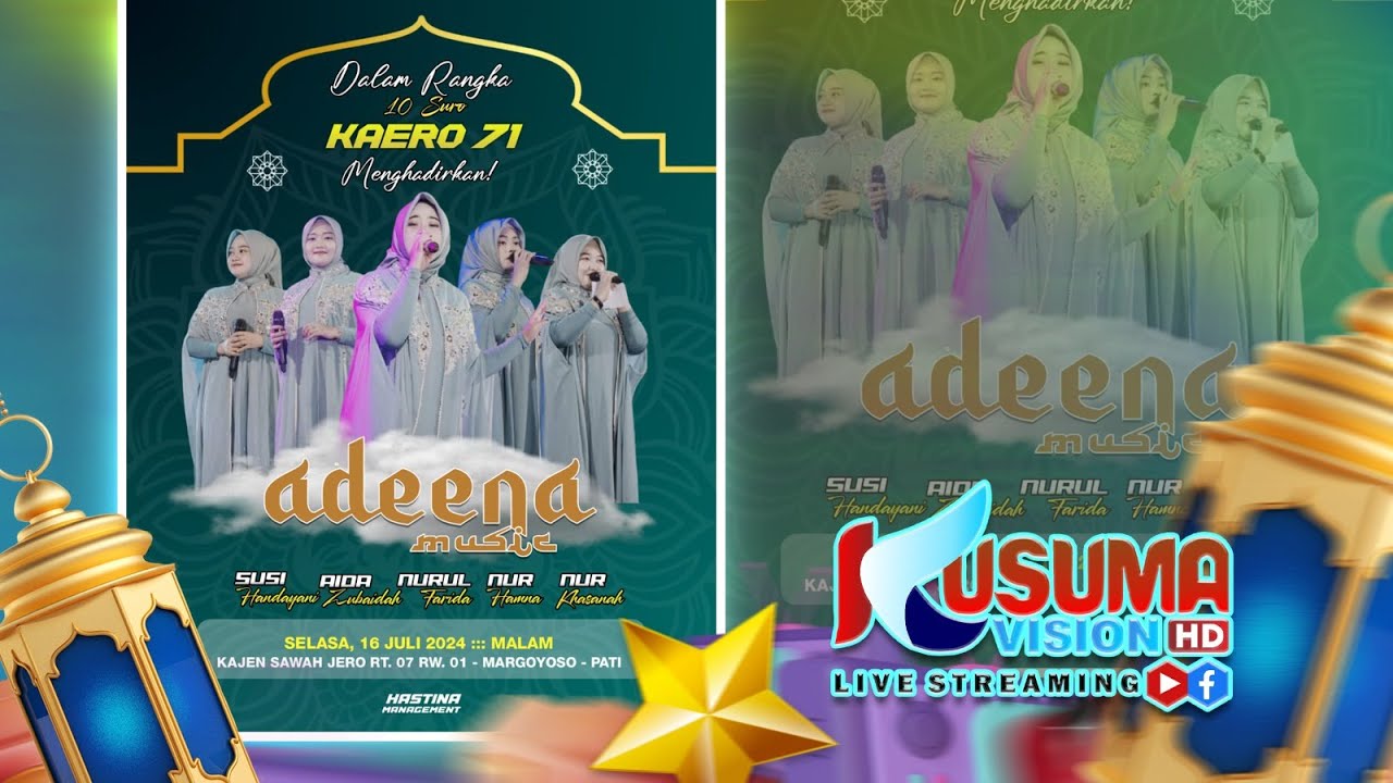 ADEENA MUSIC - DALAM RANGKA 10 SYURO - KAERO 71