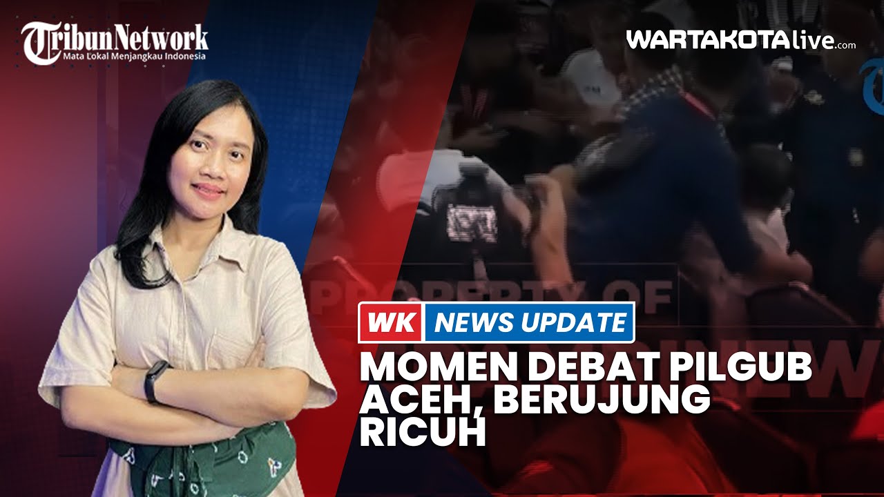 Momen Debat Pilgub Aceh, Berujung Ricuh