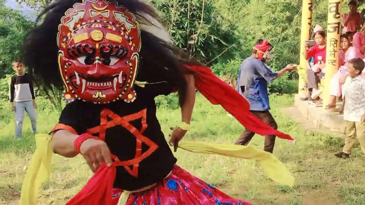 जोगियाले लास्टै हसायो है || कमेडी लाखे नाच || lakhe dance from palpa rampur #lakhey #viralvideo