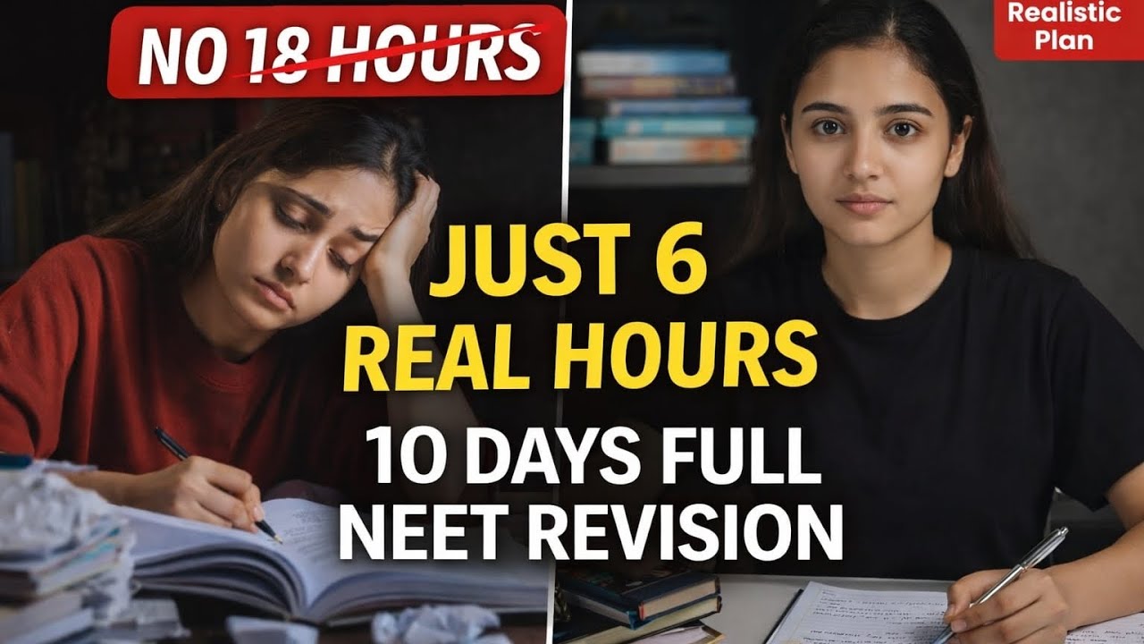 Stop Wasting Revision Time ❌ | My 10 Day NEET Strategy #neet #neet2026 #revision #strategy #explore 
