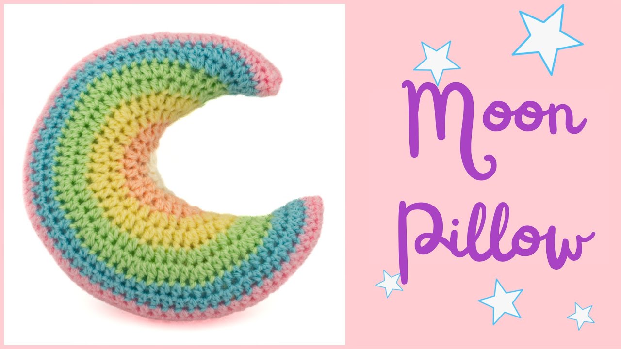 Moon - crochet Pillow 🌙 | Accessories | Crochet pattern by justMiko