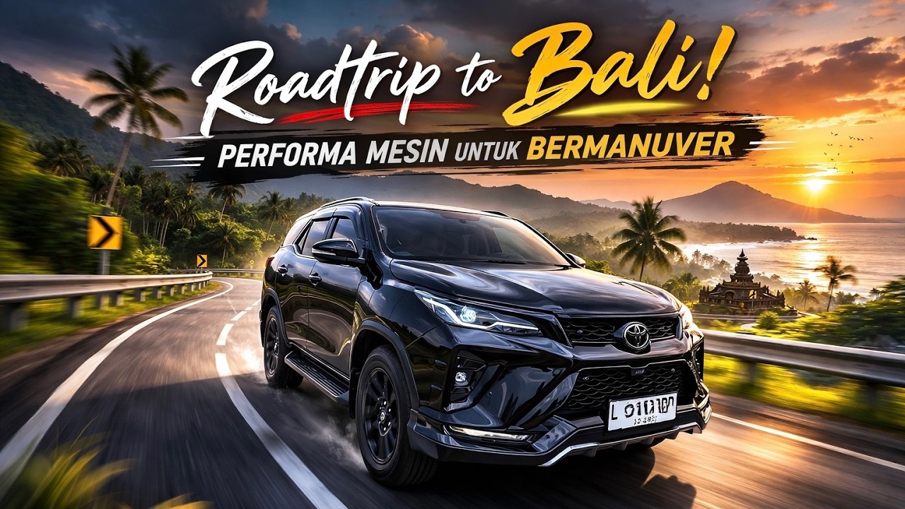 ROADTRIP KE BALI MAMPIR BANYUWANGI FORTUNER 2.8 GR SPORT DIESEL! PERFORMA MESIN UNTUK SALIP MENYALIB
