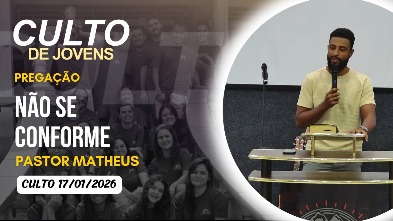 PREGAÇÃO PASTOR MATEUS 🙏❤️ (17/01/2025) | IGREJA ABBA PAI BRAGANÇA PAULISTA