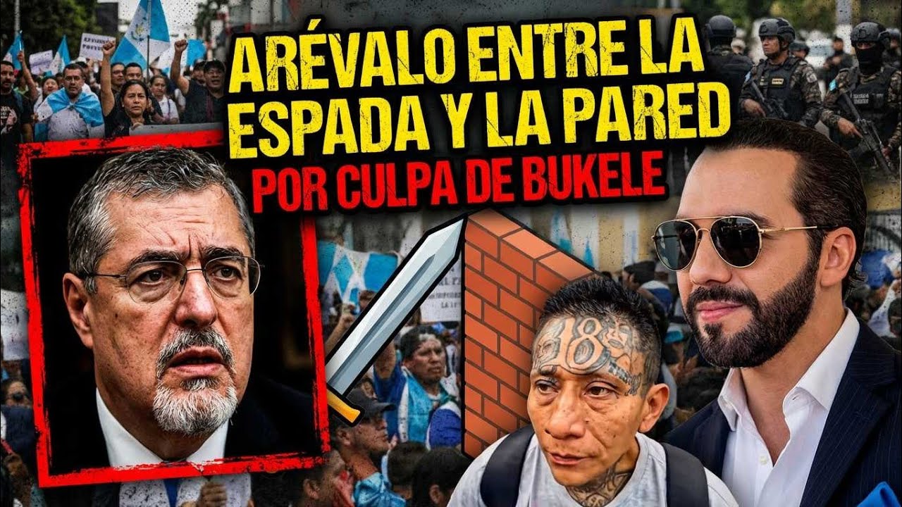 🚨 ARÉVALO CONTRA LAS CUERDAS: El “EFECTO BUKELE” sacude Guatemala