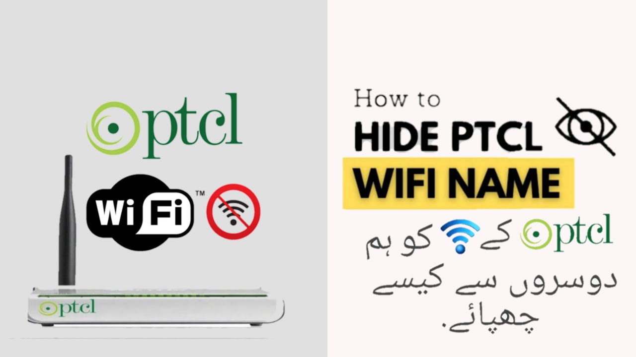How To Hide Your  PTCL Modem Wifi Signals | PTCL Ke Wifi Ko Hide Kese Kere | In Urdu By #ZeeTechSolu