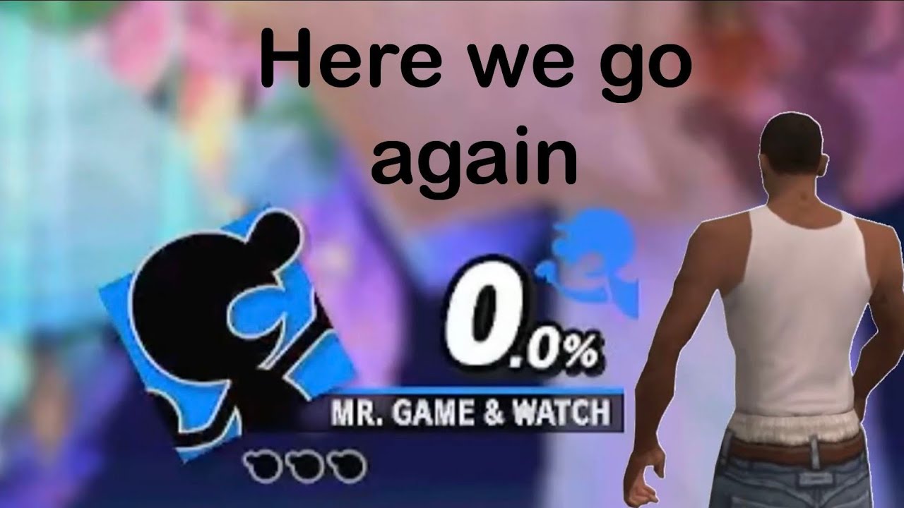 The full elite smash Mr. Game & Watch experience