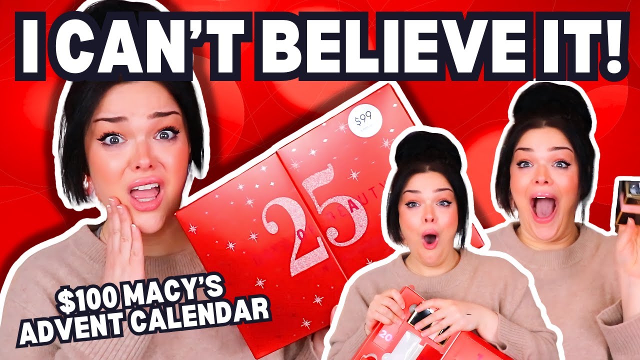 THEY DIDN'T DO IT!? | $100 Macy's Advent Calendar Unboxing