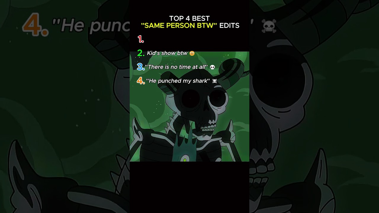 Ranking top 4 best same person btw edits #viral #edit #tiktok