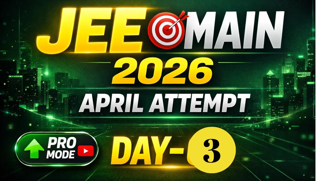 “JEE MAIN 2026 | April Attempt | Matrix & Determinant Full Revision”