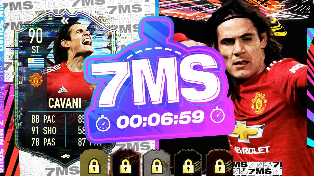 PARTY BAG PACK 2ND PLAYER! 90 FLASHBACK EDISON CAVANI 7 MINUTE SQUAD BUILDER - FIFA 21 ULTIMATE TEAM