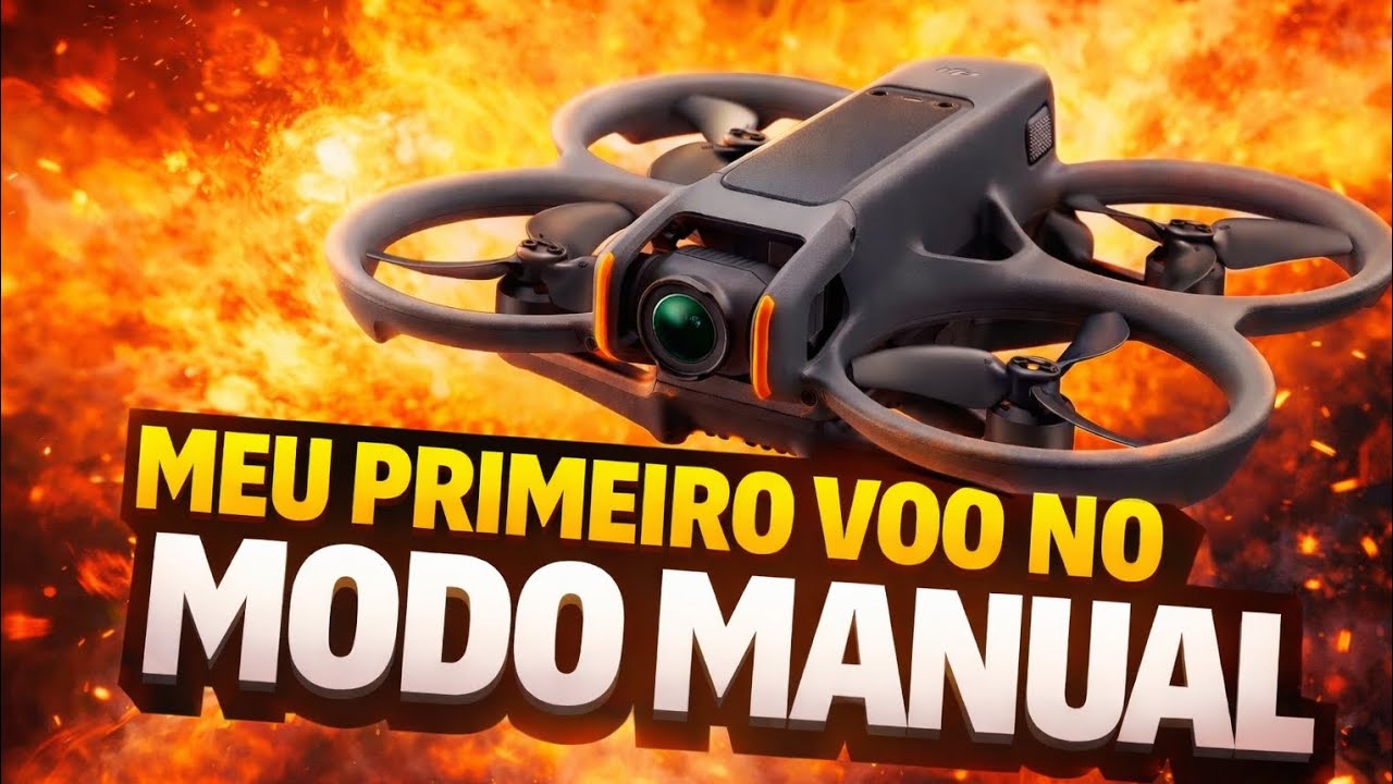 MEU PRIMEIRO VOO FPV NO MODO MANUAL COM AVATA 2