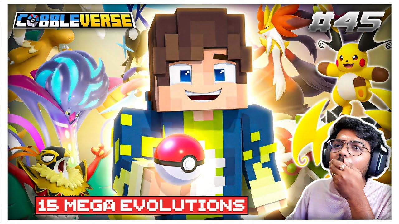 I Mega Evolved 15 Pok&eacute;mon in ONE Episode! 😱🔥 | Cobbleverse Minecraft