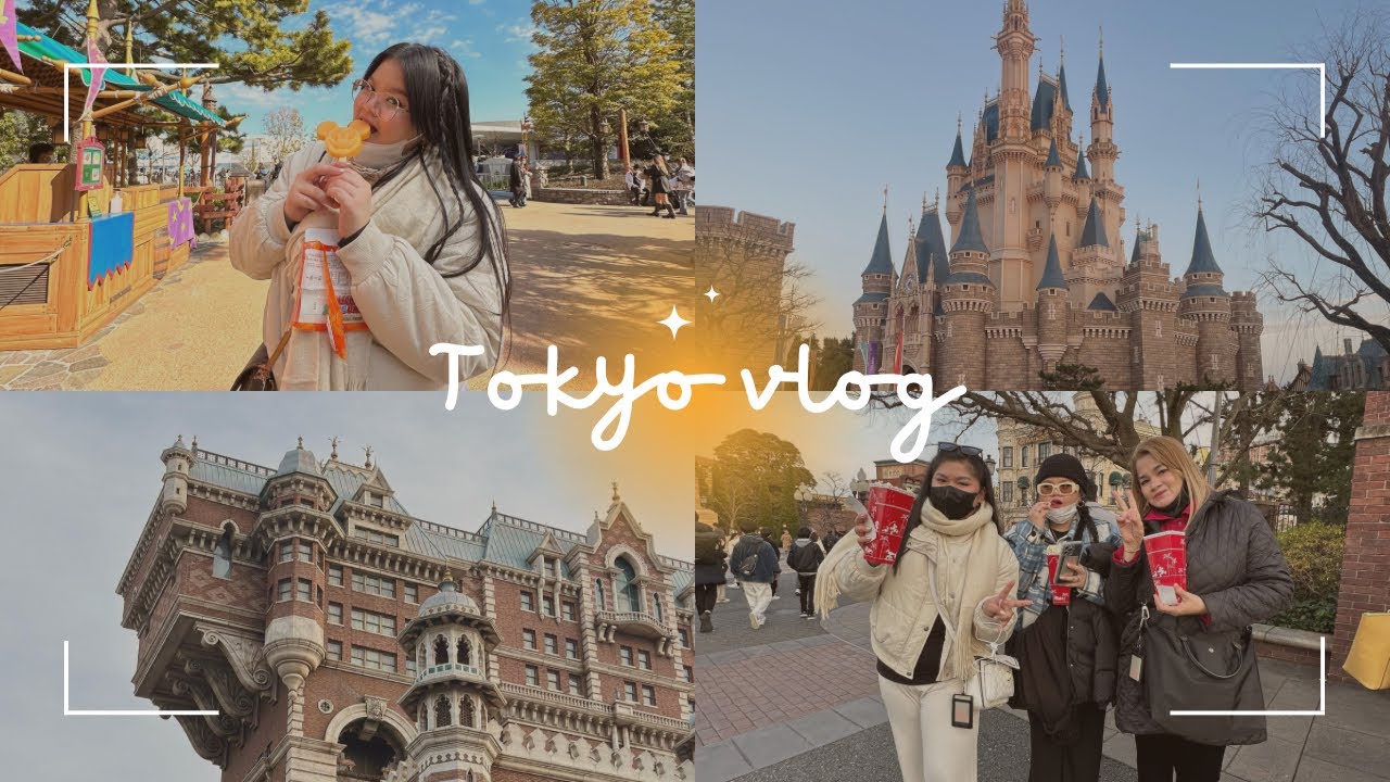 Japan Vlog: TOKYO! (flight + disneyland + disneysea) ⋆⭒˚｡⋆