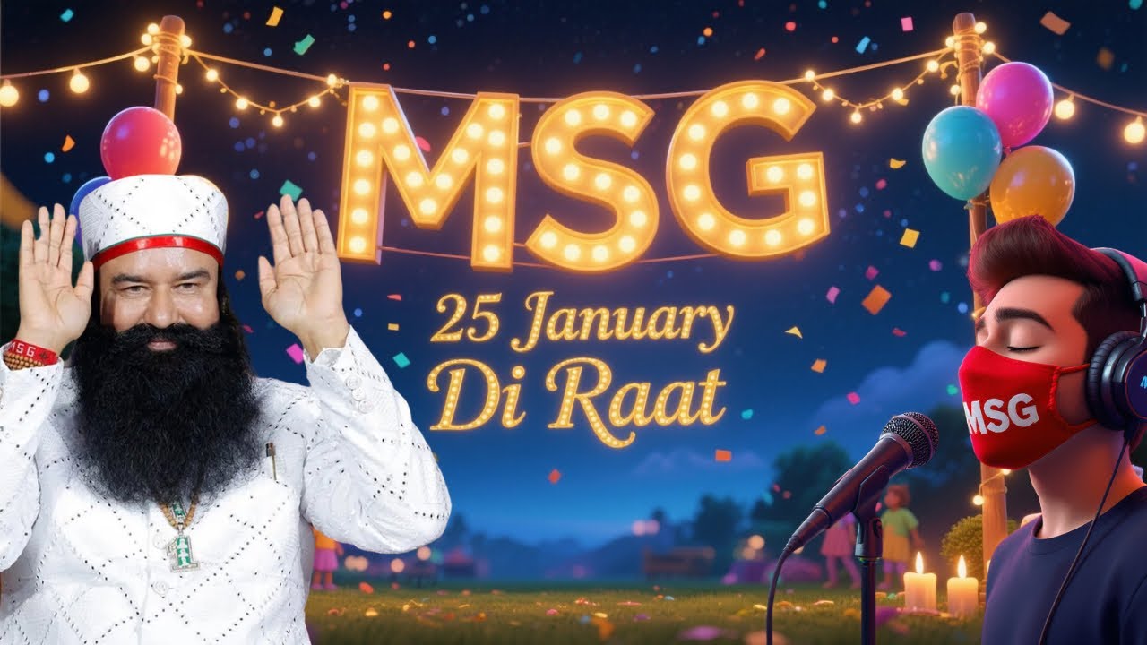 25 January Di Raat | Punjabi | OUR MSG | SaintMsg | Song
