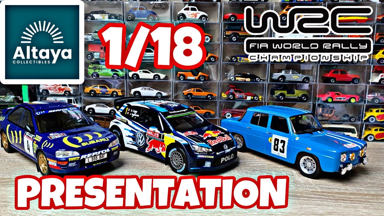 PRÉSENTATION EN DÉTAIL DE LA COLLECTION VOITURE DE RALLYE AU 1:18 !