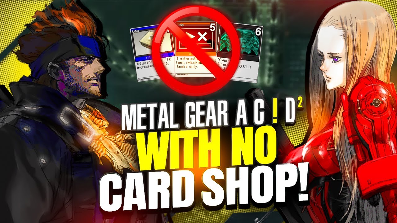 Can You Beat Metal Gear Acid 2 Without the Card Shop?
