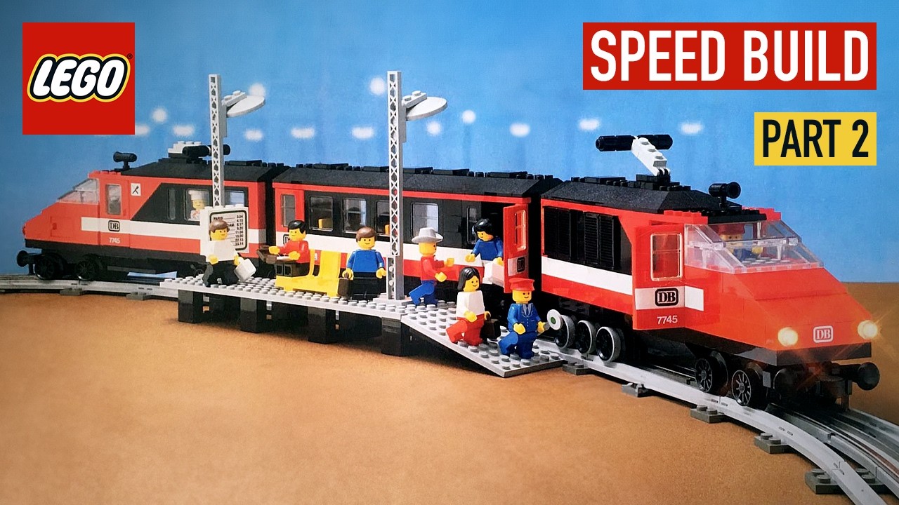 Vintage LEGO® Speed Build: 1985 Set 7745 