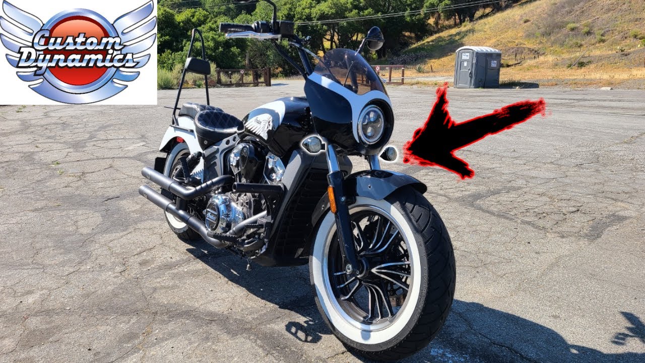 Custom Dynamics Probeam Installation | Indian Scout #CustomDynamics