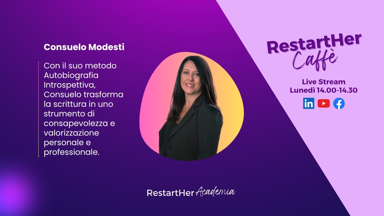 RestartHer Caffè con Consuelo Modesti, formatrice in comunicazione
