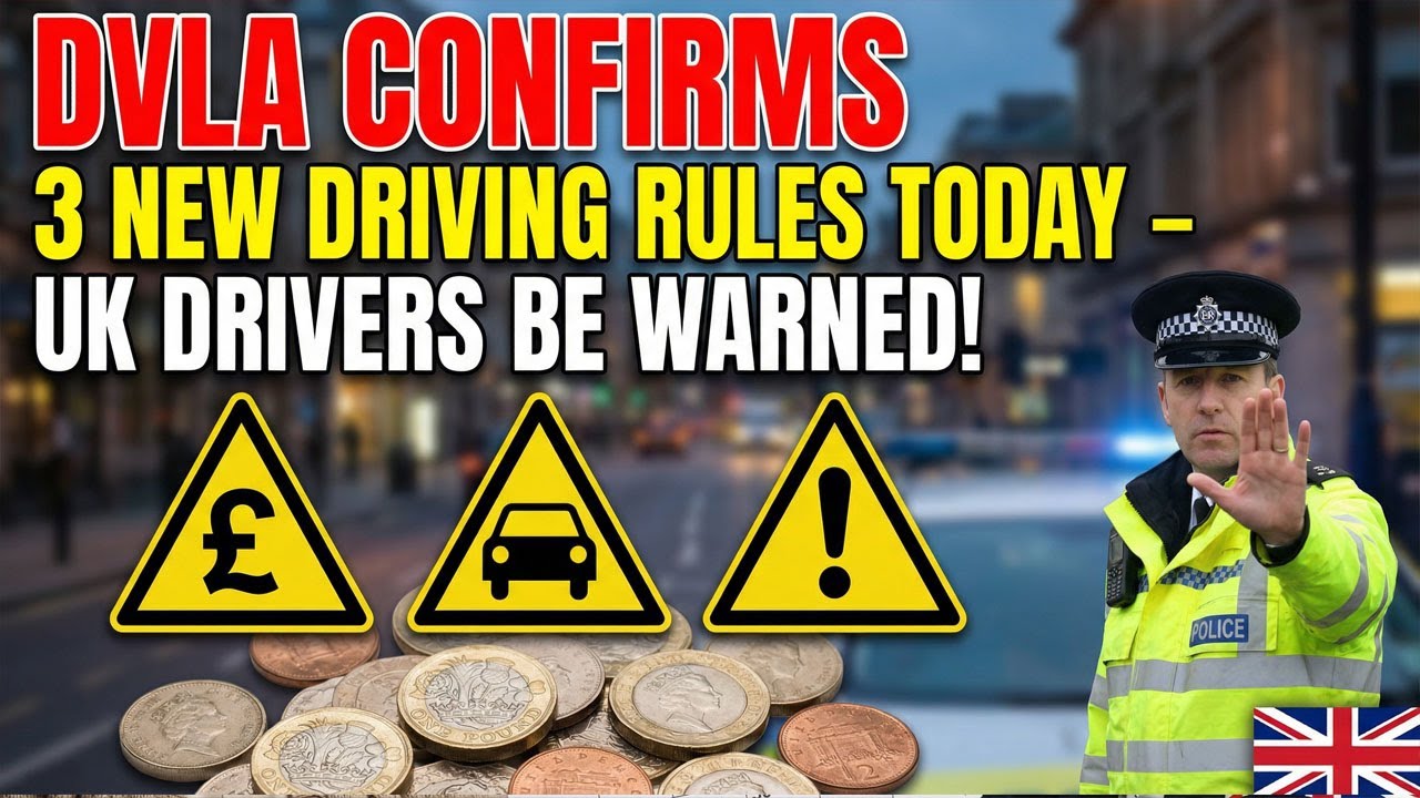 Срочное обновление от DVLA 🚨 Объявлены 3 новых правила дорожного движения