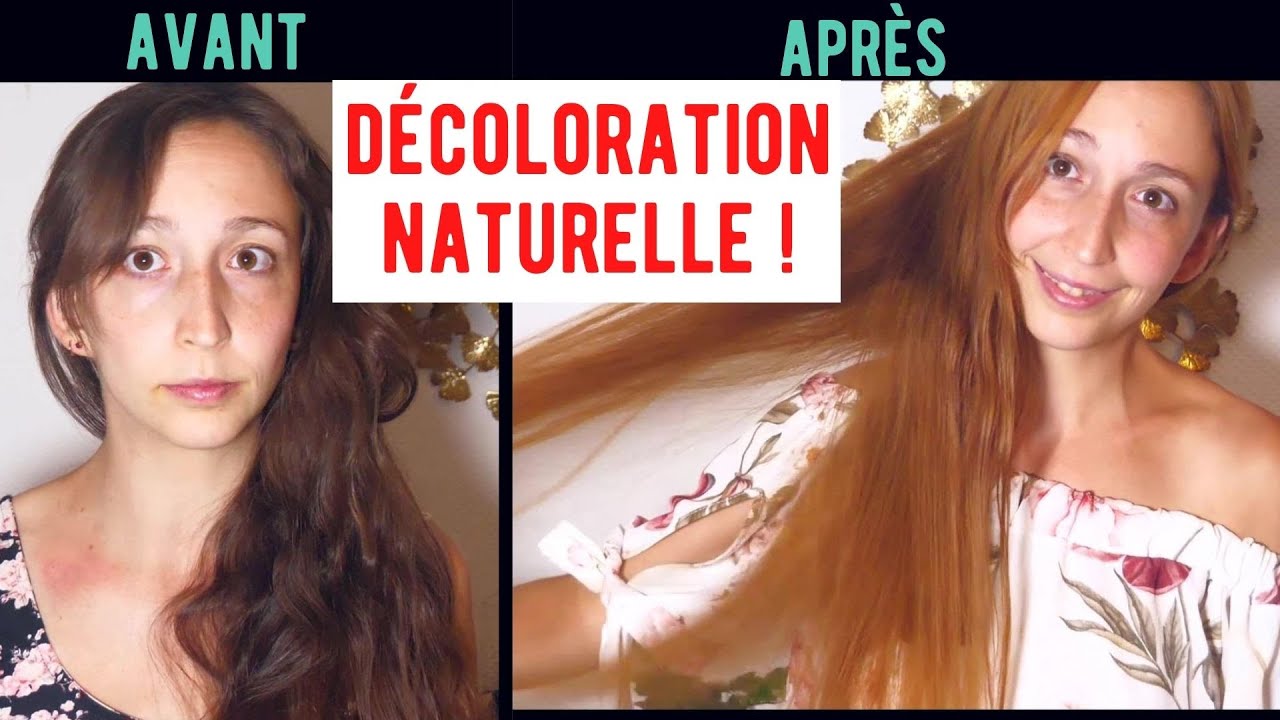 🌹Comment j'ai éclaircis mes cheveux avec des produits 100% naturels !? ✨