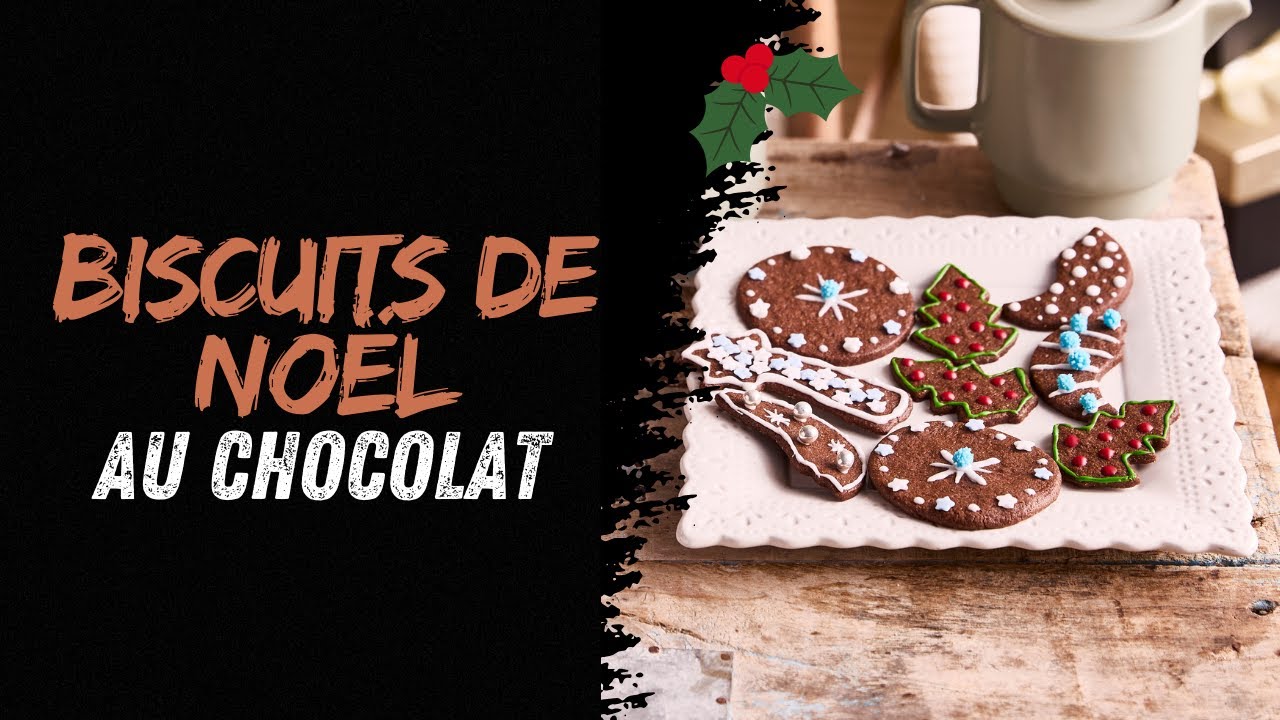 🎄 Biscuits de Noël au chocolat 🍫