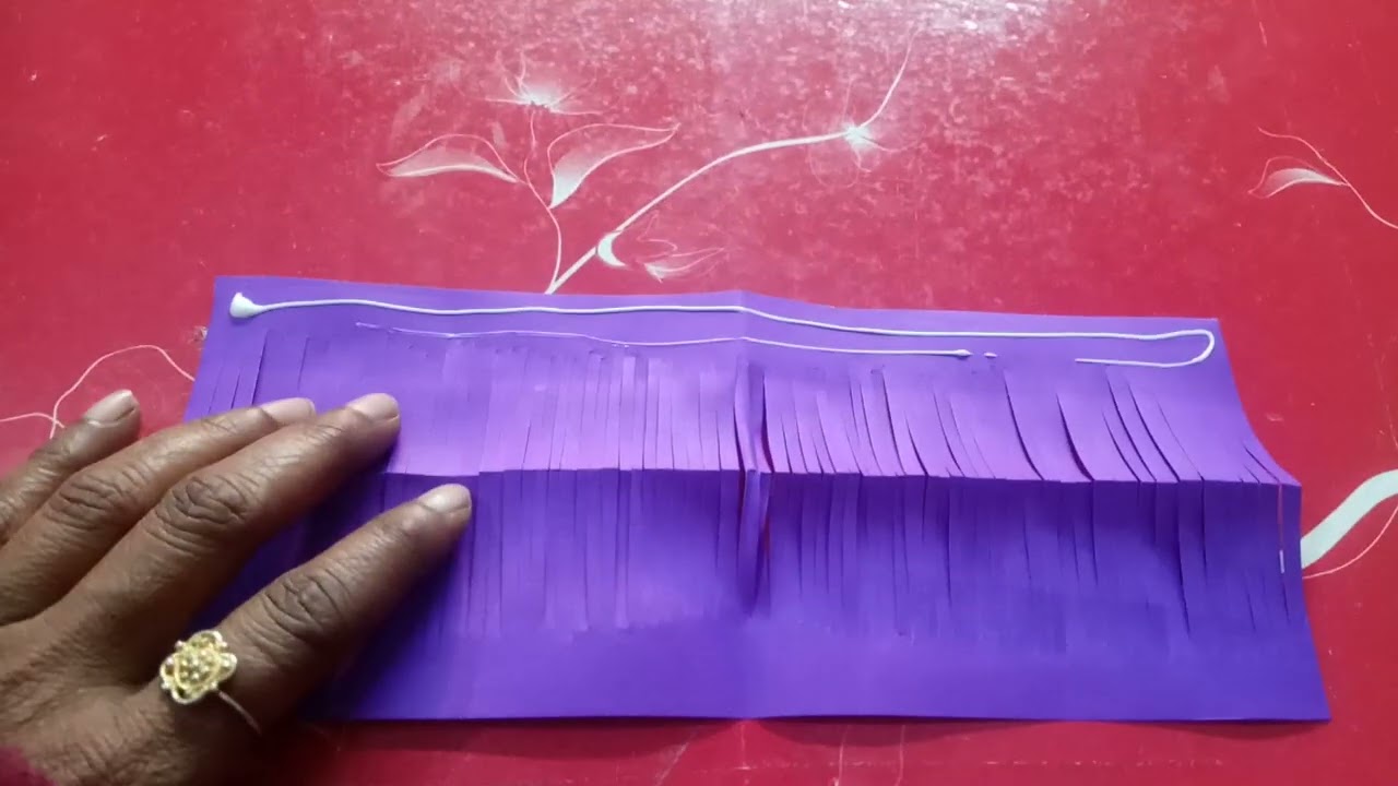 How to make a paper flower🌺
