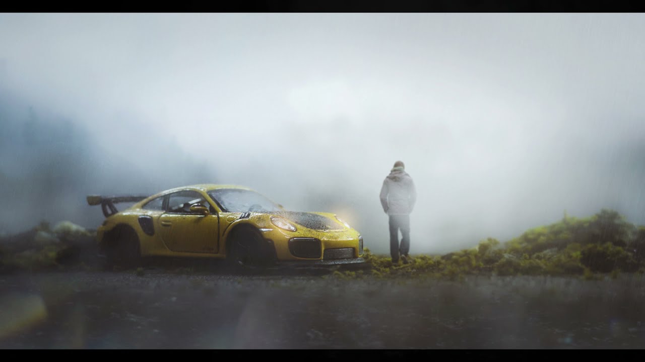 Toy Car Photography| Photo Manipulation | Porsche 911 GT2RS
