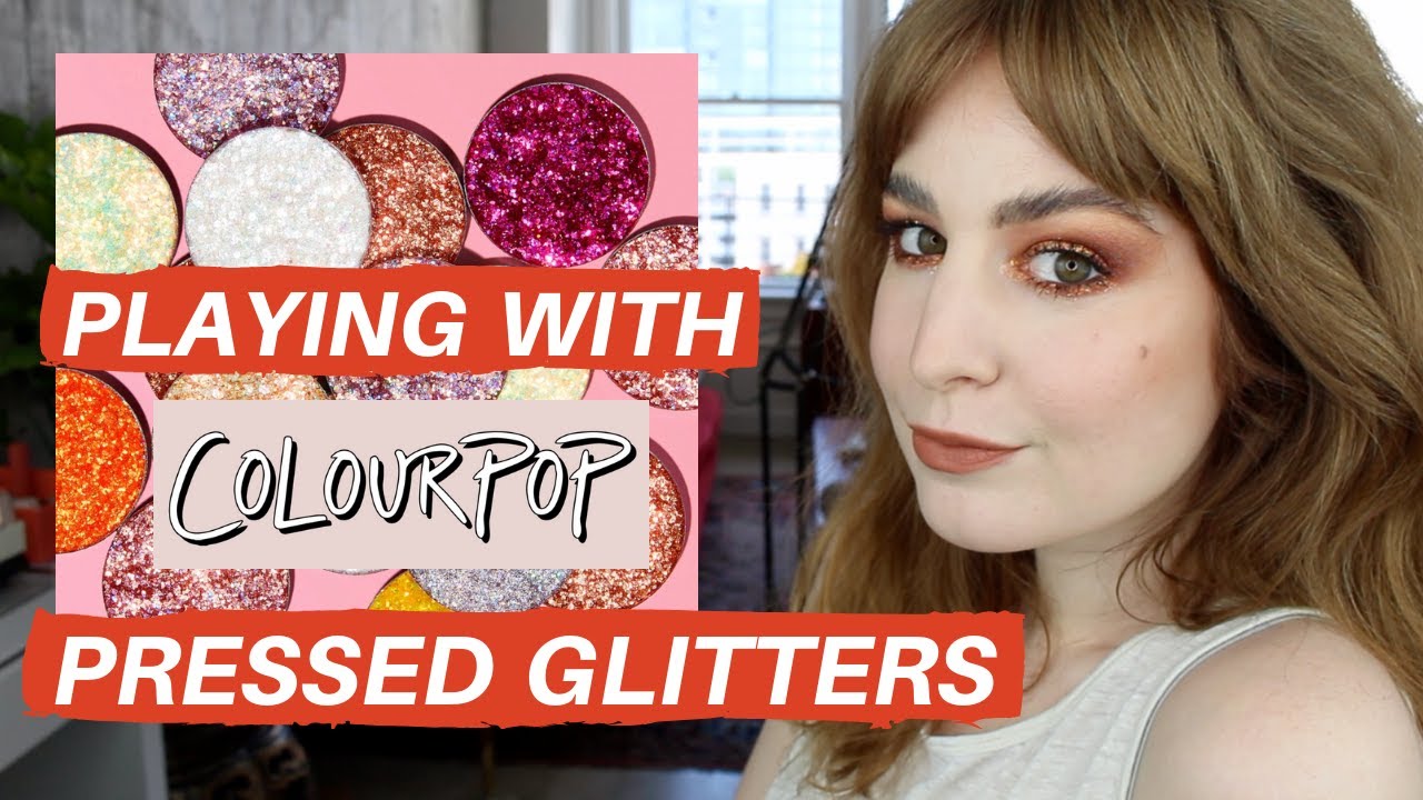 RENEGADE GLITTER BEHAVIOR FT. COLOURPOP PRESSED GLITTER IN BOOMBAYAH | Hannah Louise Poston