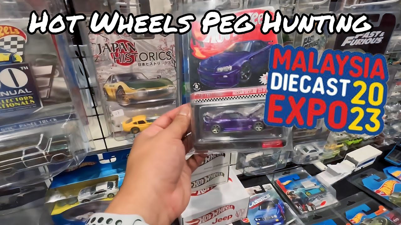 Malaysia Diecast Expo 2023 Hot Wheels Peg Hunting!