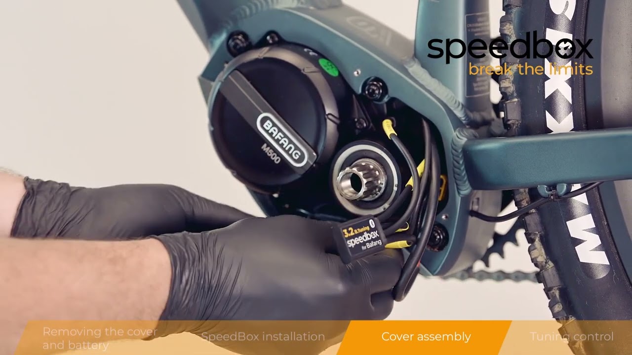 Installasjonsvideo for SpeedBox 3.2 B.Tuning for Bafang (M500) drivlinje.