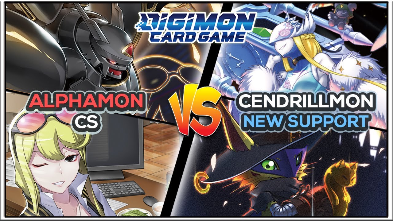 Alphamon CS vs Cendrillmon | BT-22 Gameplay | Drasil | Digimon TCG