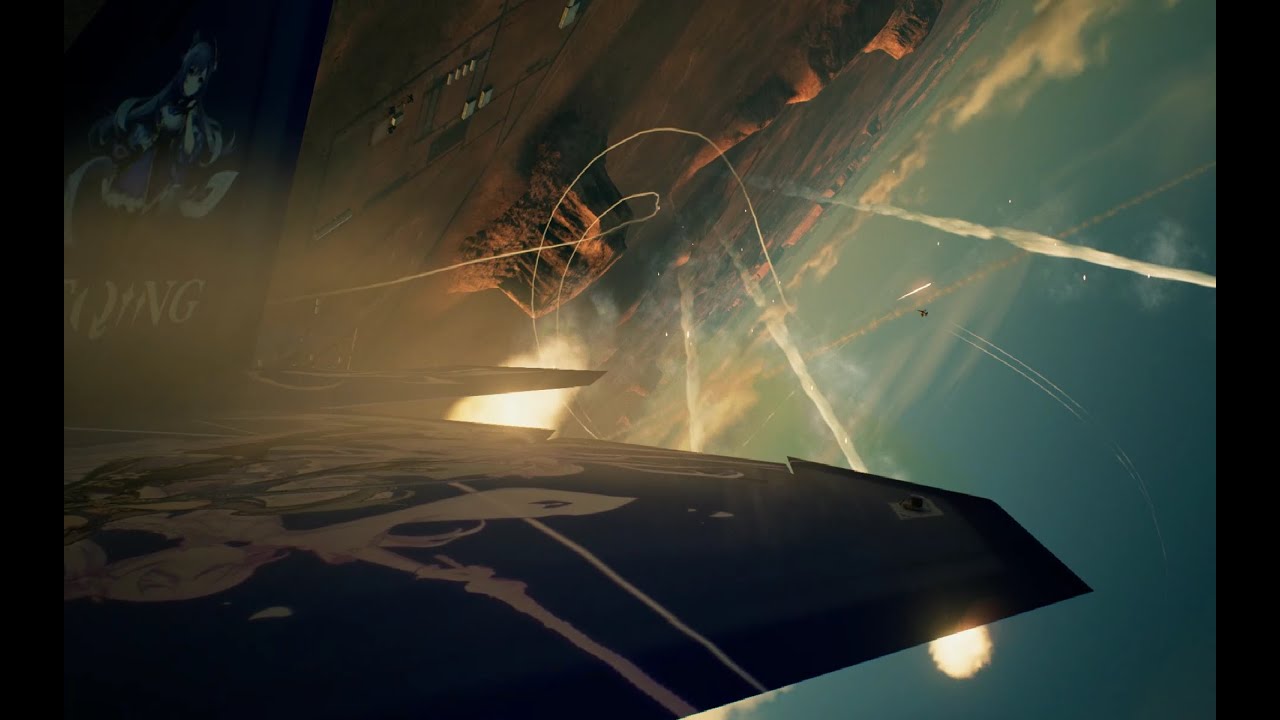 Ace Combat 7 F-22 Raptor Keqing Skin