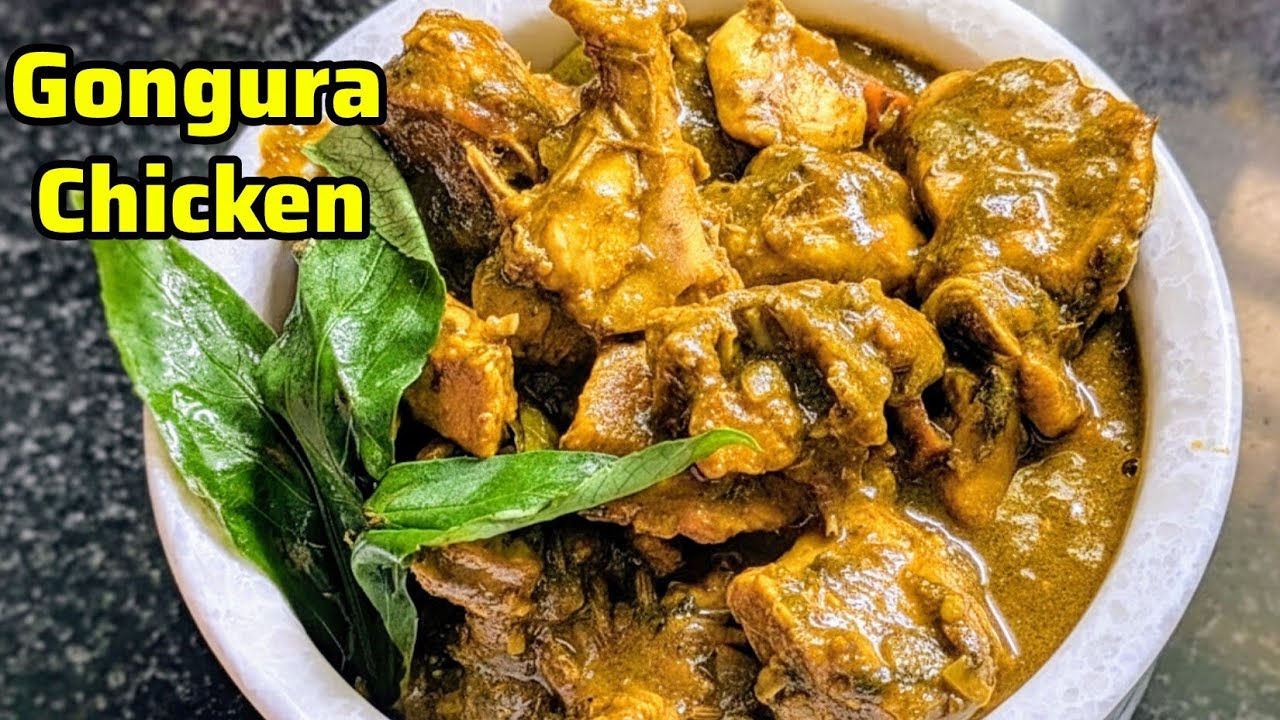 Gongura Chicken recipe | Simple & Tasty Chicken curry at home | Sorrel Leaves Chicken