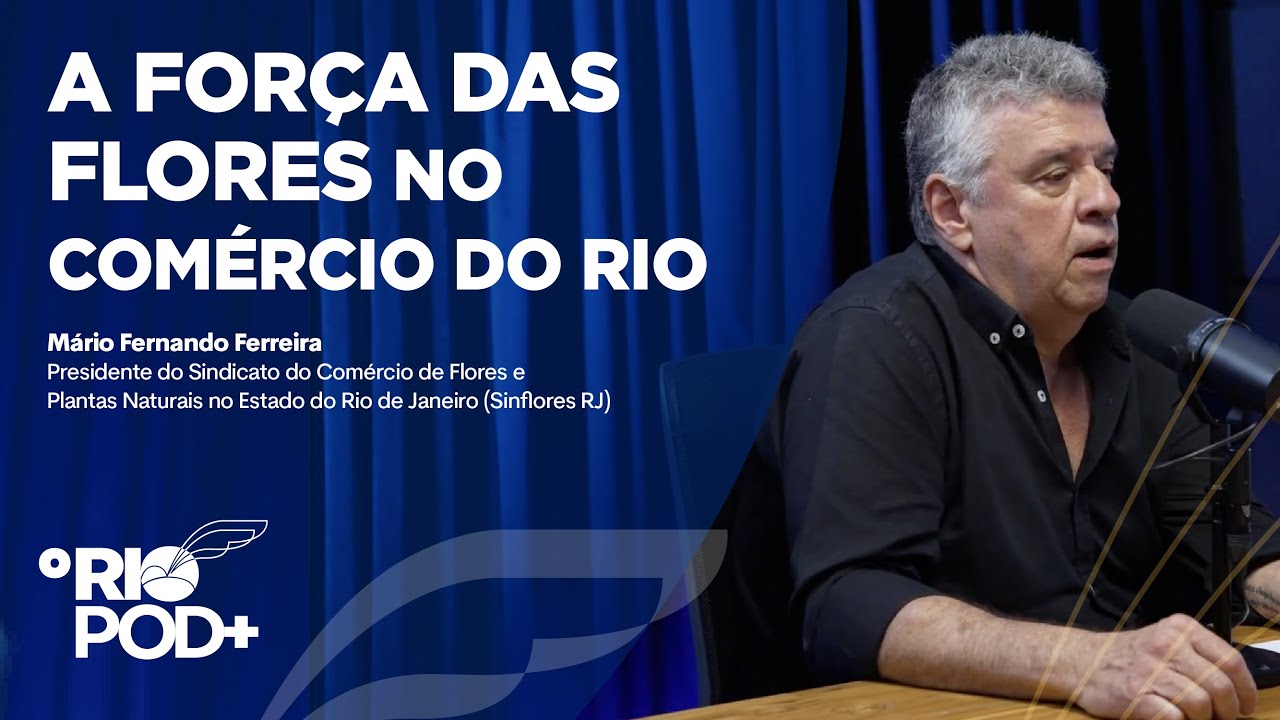 A força das flores no comércio do Rio