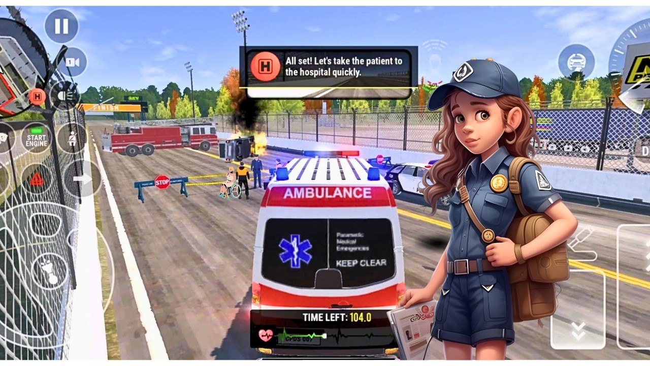 Ambulance Driving School: Level 99 Difficulty! 🚑 (Car Parking Driving School Gameplay)