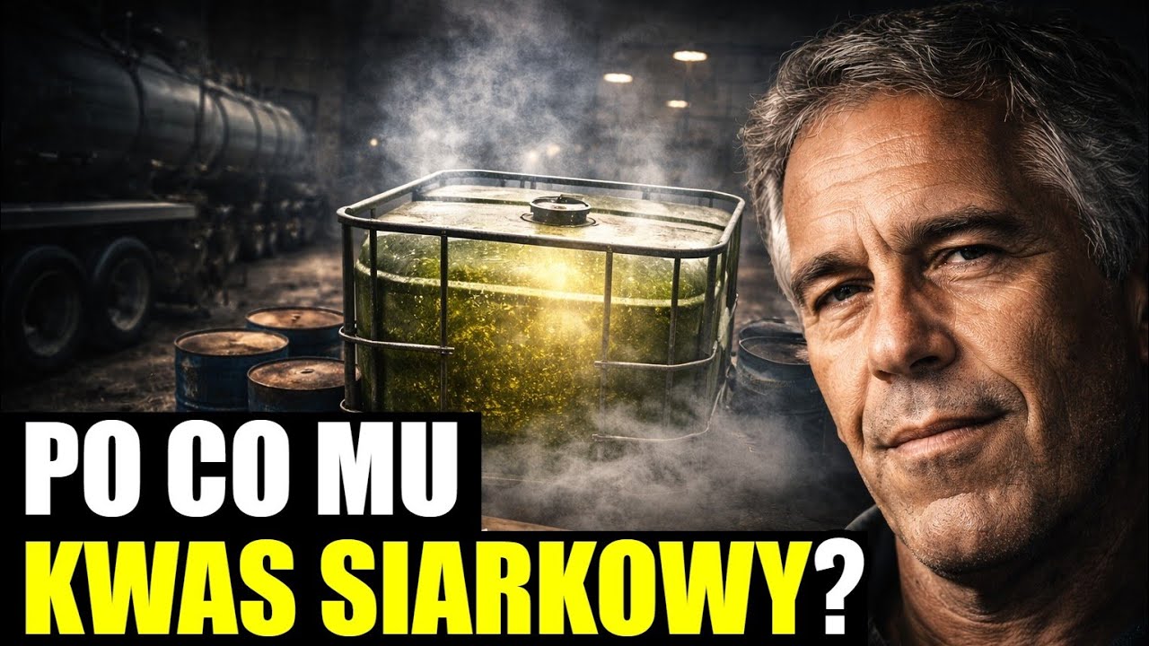 Epstein zamówił 1200 litrów kwasu siarkowego. Ciekawe do czego...